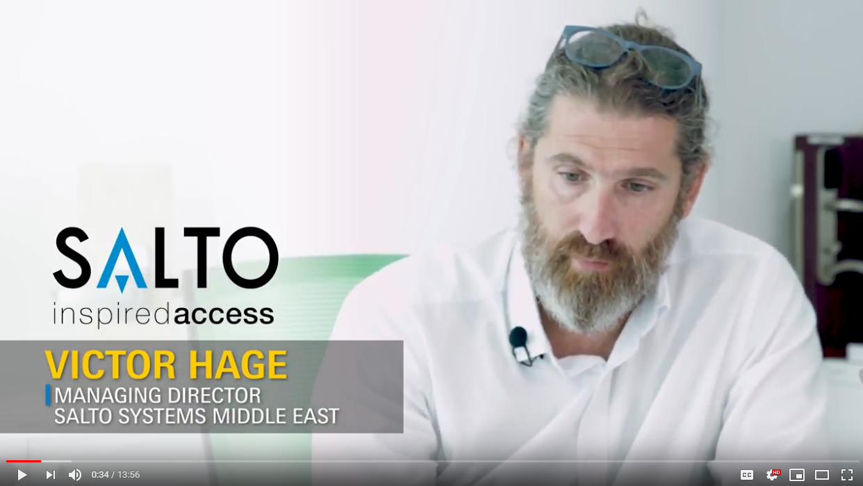 Victor Hage, Managing Director, Salto Systems,  Middle East